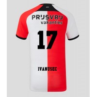 Stroje piłkarskie Feyenoord Luka Ivanusec #17 Koszulka Podstawowej 2024-25 Krótki Rękaw